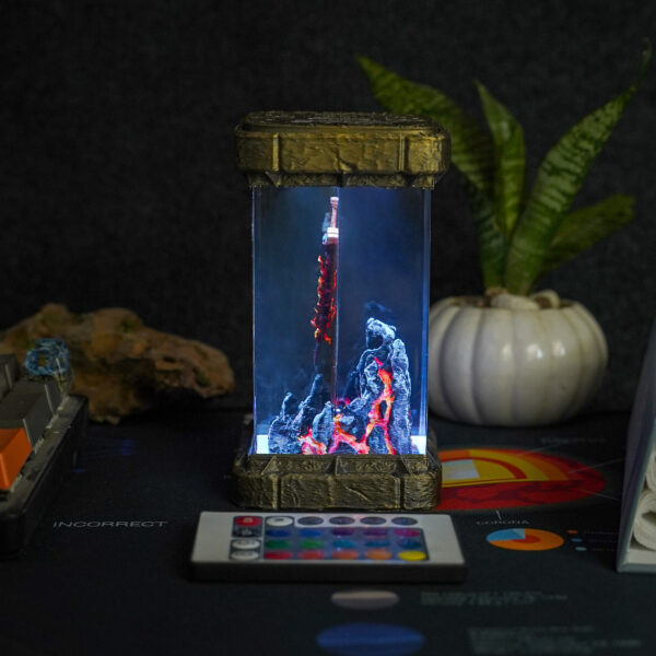 Black Blade Greatsword Resin Lamp