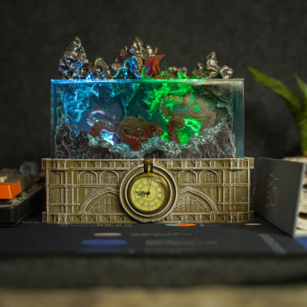 Kraken – Gothic Resin Lamp