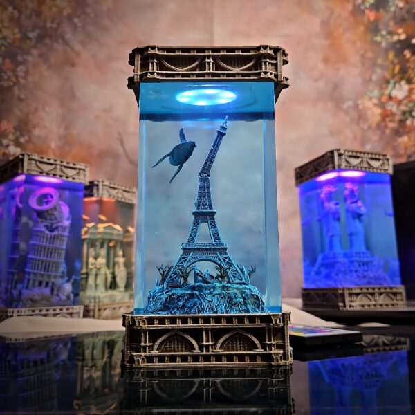 Pari – Gothic Resin Lamp (No Clock Version)