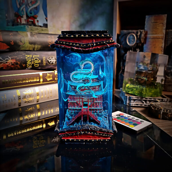 Haku’s Castle Resin Lamp