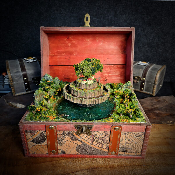 Laputa with Our Hand-Crafted Resin Music Box