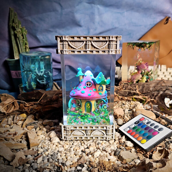 Bloodborne Resin Lamp – Mushroom House