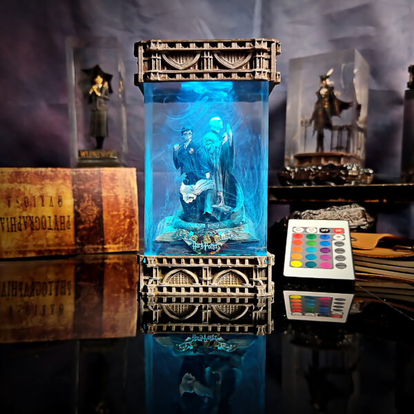 Harry Potter - HP & Voldemort Resin Lamp